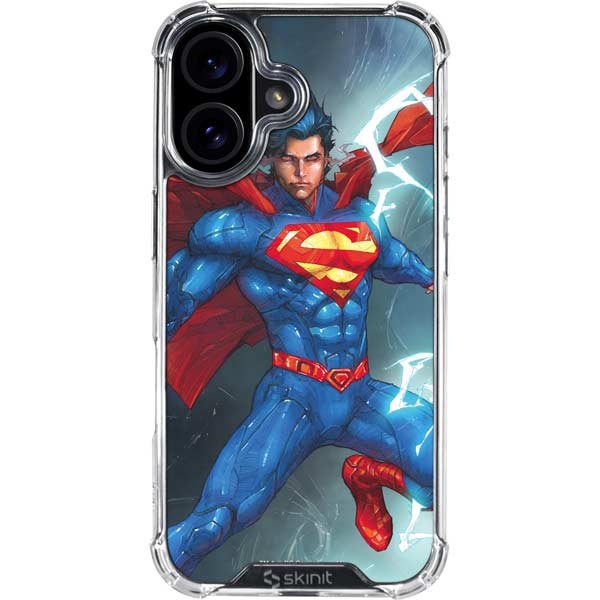 DC Comics Superman Elements iPhone 17 Clear Case