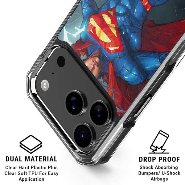 DC Comics Superman Elements iPhone 17 Pro Max MagSafe Case