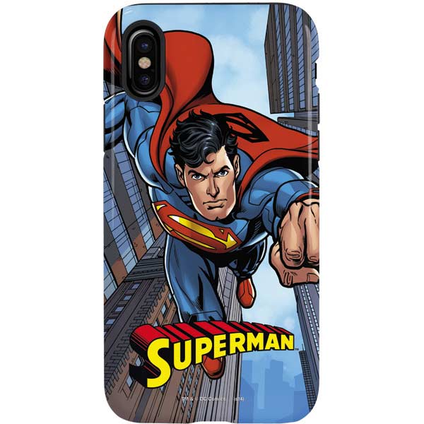 DC Comics Superman Flying Pose iPhone XS Pro Case