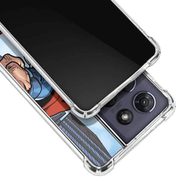 DC Comics Superman Flying Pose Moto G Play 5G (2025) Clear Case
