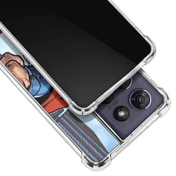 DC Comics Superman Flying Pose Moto G Power 5G (2025) Clear Case