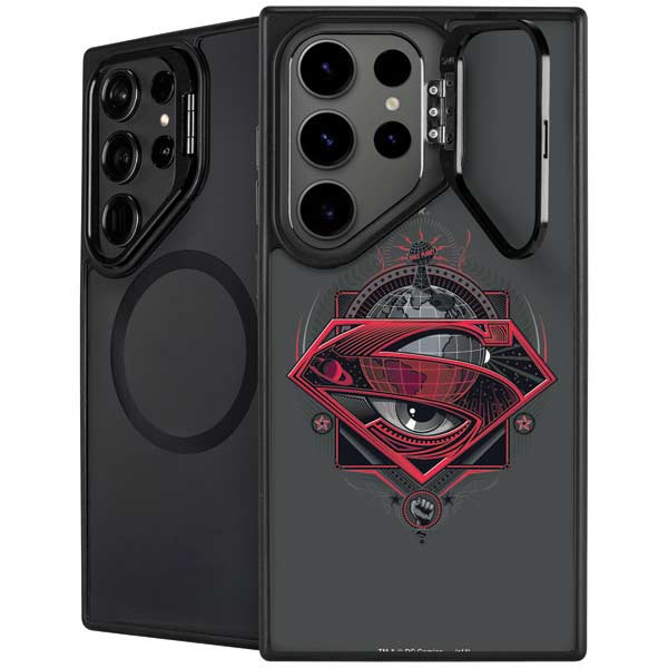 DC Comics Superman Grey Eye Collage Galaxy S26 Ultra Kickstand Case