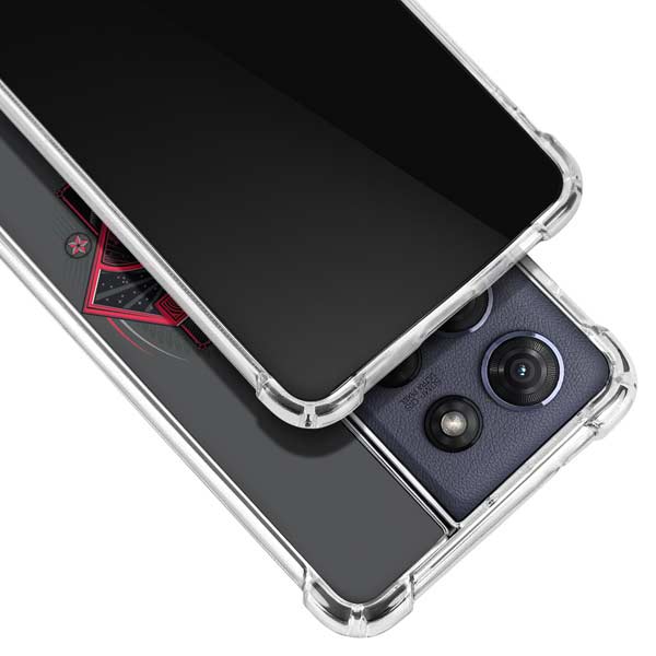 DC Comics Superman Grey Eye Collage Moto G Play 5G (2025) Clear Case