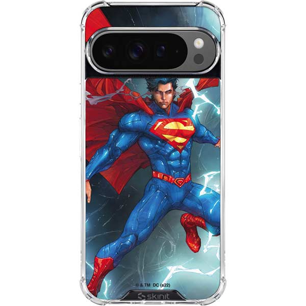 DC Comics Superman Heat Vision Google Pixel 10 Pro XL Clear Case