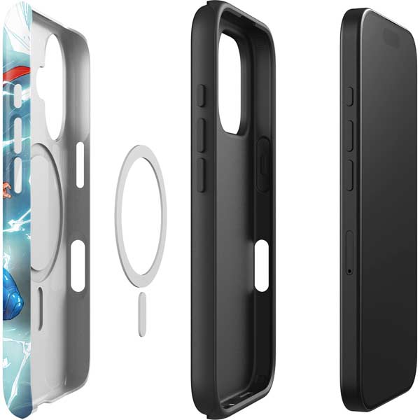 DC Comics Superman Heat Vision iPhone 16 Magsafe Impact Case