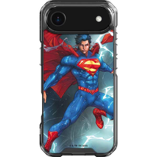 DC Comics Superman Heat Vision iPhone 17 Air Clear Case