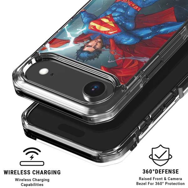 DC Comics Superman Heat Vision iPhone 17 Air Clear Case