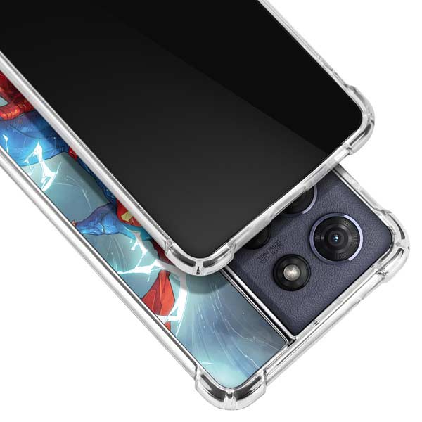 DC Comics Superman Heat Vision Moto G Power 5G (2025) Clear Case