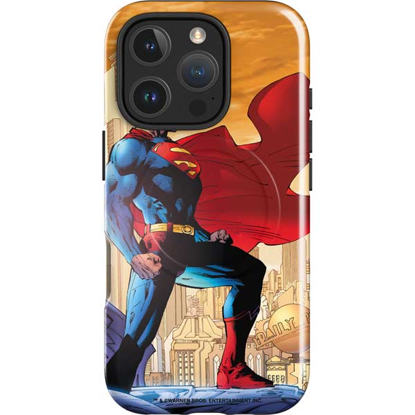 DC Comics Superman For Tomorrow Cover Art by Jim Lee iPhone 16 Pro Magsafe Impact Case