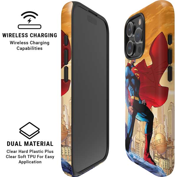 DC Comics Superman For Tomorrow Cover Art by Jim Lee iPhone 16 Pro Magsafe Impact Case