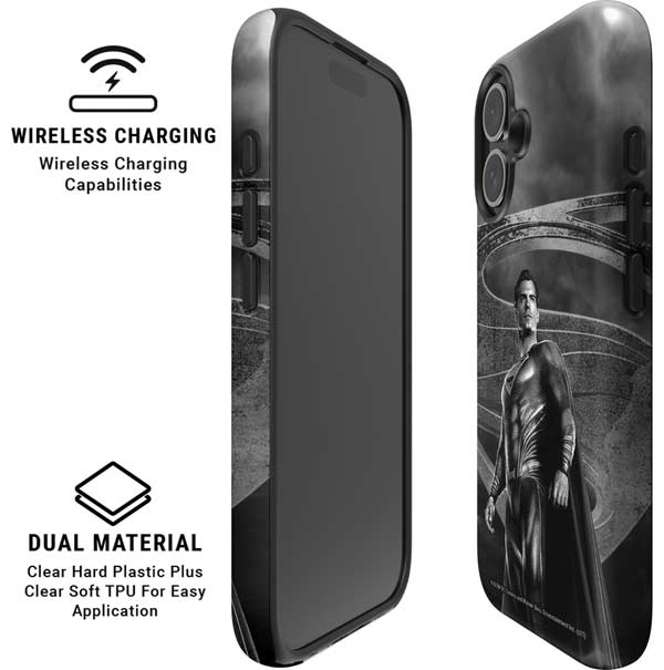 The Justice League (2017) Superman Poster iPhone 16 Magsafe Impact Case