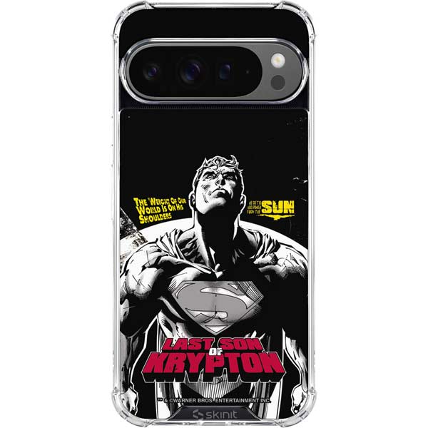 DC Comics Superman Last Son of Krypton Google Pixel 10 Pro Clear Case