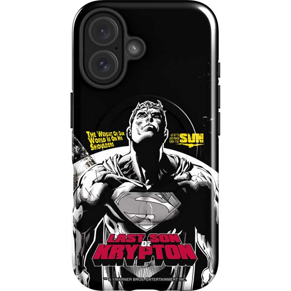 DC Comics Superman Last Son of Krypton iPhone 16 Plus Magsafe Impact Case