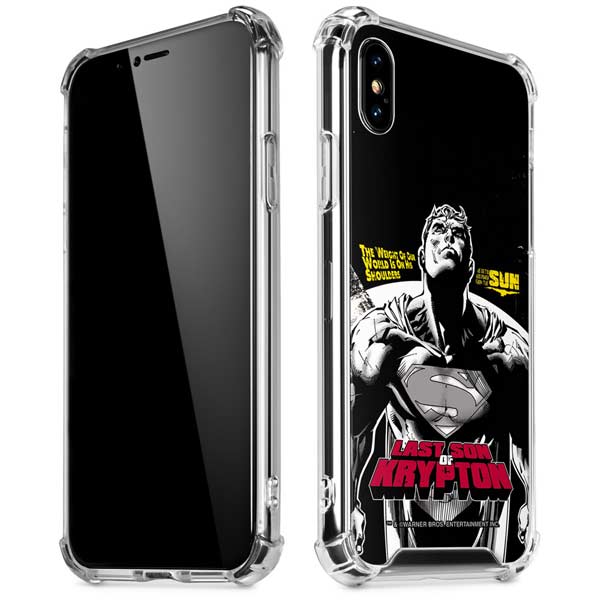 DC Comics Superman Last Son of Krypton iPhone X/XS Clear Case