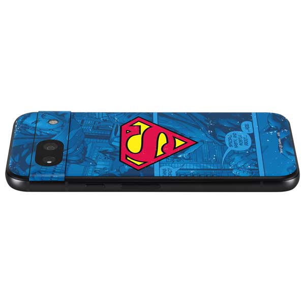 DC Comics Superman Logo Background Pattern Google Pixel 8a Skin