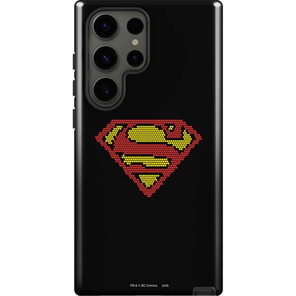 DC Comics Superman Logo Pixels Galaxy S23 Ultra Pro Case
