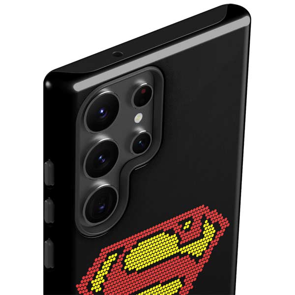 DC Comics Superman Logo Pixels Galaxy S23 Ultra Pro Case