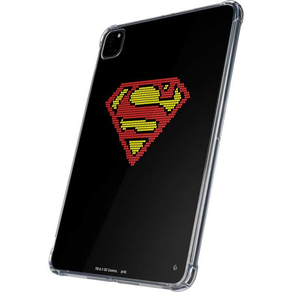 DC Comics Superman Logo Pixels iPad Pro 11in (2024) Clear Case
