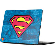 DC Comics Superman Logo Background Pattern Surface Laptop 7 15in Skin