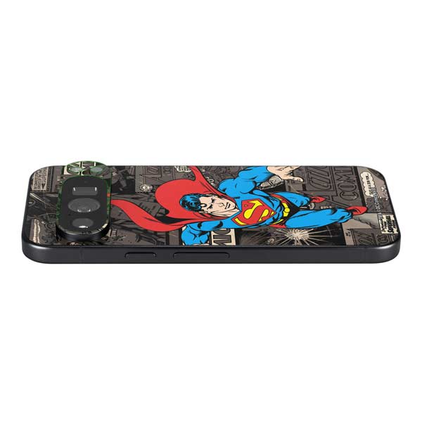 DC Comics Superman Vintage Action pose pattern Google Pixel 10 Pro XL Skin