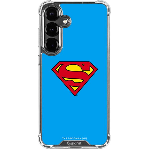 DC Comics Superman Official Logo Galaxy S26 Clear Case