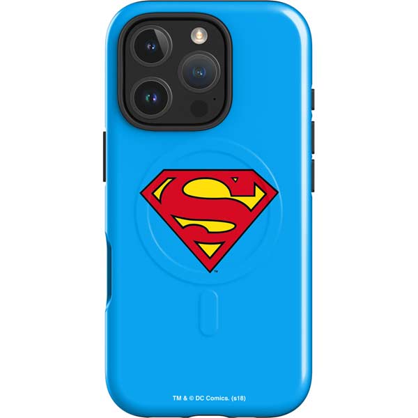 DC Comics Superman Official Logo iPhone 16 Pro Magsafe Impact Case