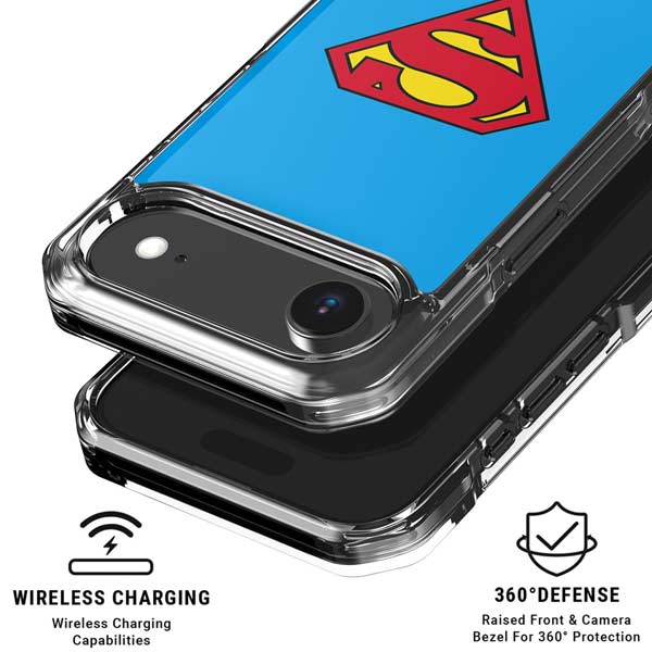 DC Comics Superman Official Logo iPhone 17 Air Clear Case