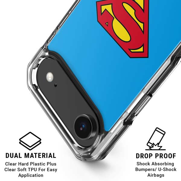 DC Comics Superman Official Logo iPhone 17 Air Clear Case