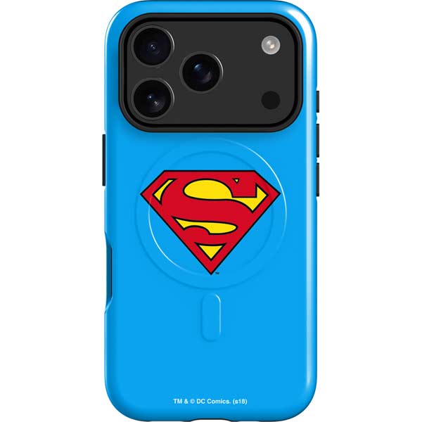 DC Comics Superman Official Logo iPhone 17 Pro Max Magsafe Impact Case DC Comics Superman Official Logo iPhone 17 Pro Max Magsafe Impact Case