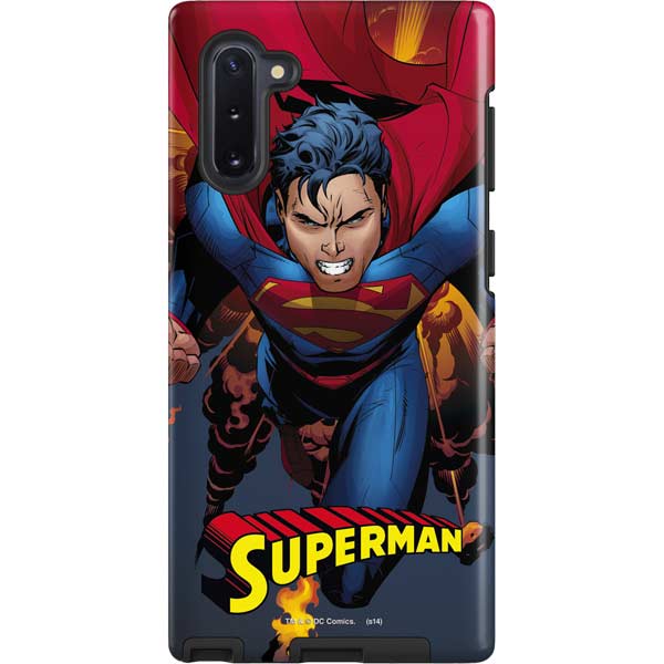 DC Comics Superman Action Flying Pose Galaxy Cases
