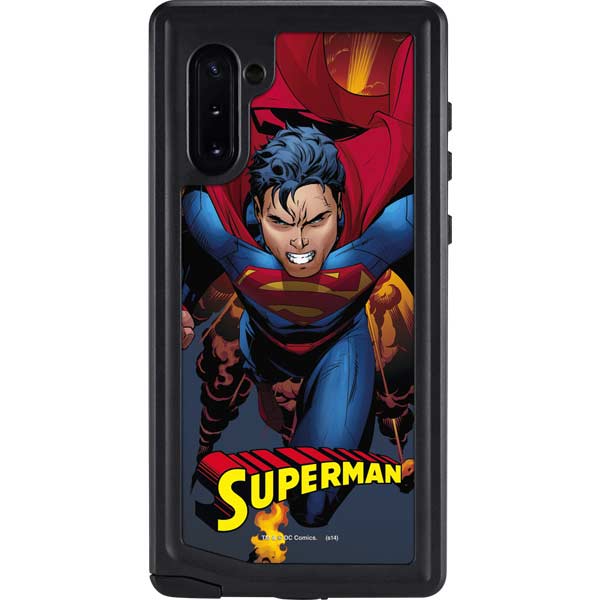 DC Comics Superman Action Flying Pose Galaxy Cases