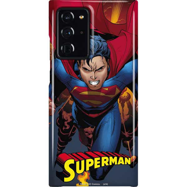 DC Comics Superman Action Flying Pose Galaxy Cases