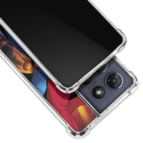 DC Comics Superman Action Flying Pose Moto G Power 5G (2025) Clear Case