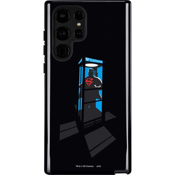 DC Comics Superman Phone booth Galaxy Cases