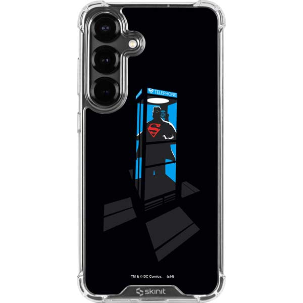 DC Comics Superman Phone booth Galaxy S26 Clear Case