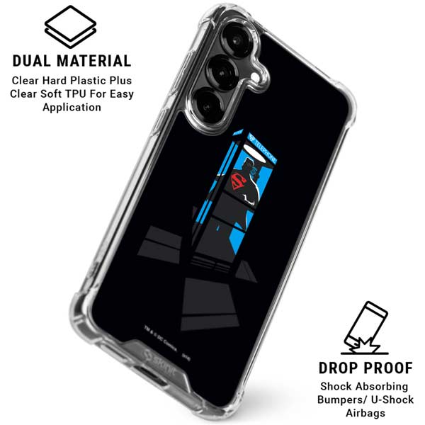DC Comics Superman Phone booth Galaxy S26 Clear Case