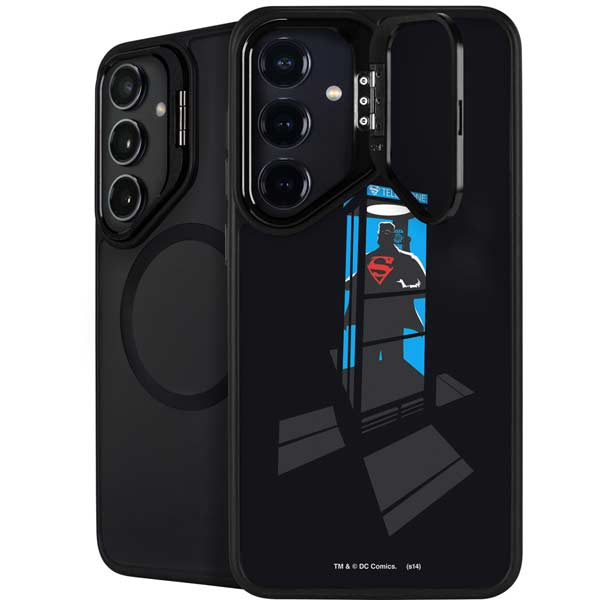 DC Comics Superman Phone booth Galaxy S26 Kickstand Case
