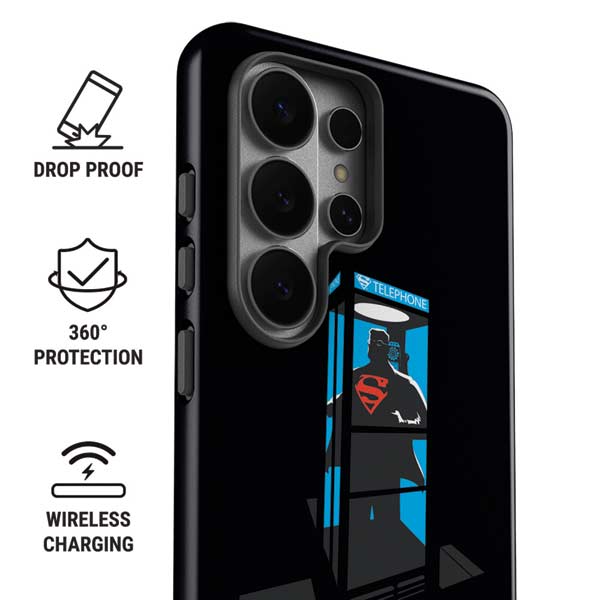 DC Comics Superman Phone booth Galaxy S26 Ultra Impact Case