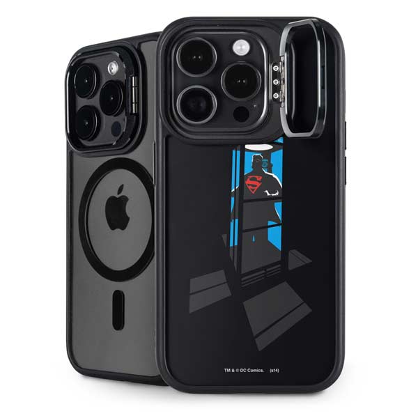 DC Comics Superman Phone booth iPhone 14 Pro Kickstand Case