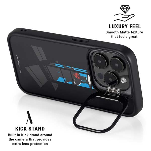 DC Comics Superman Phone booth iPhone 14 Pro Kickstand Case
