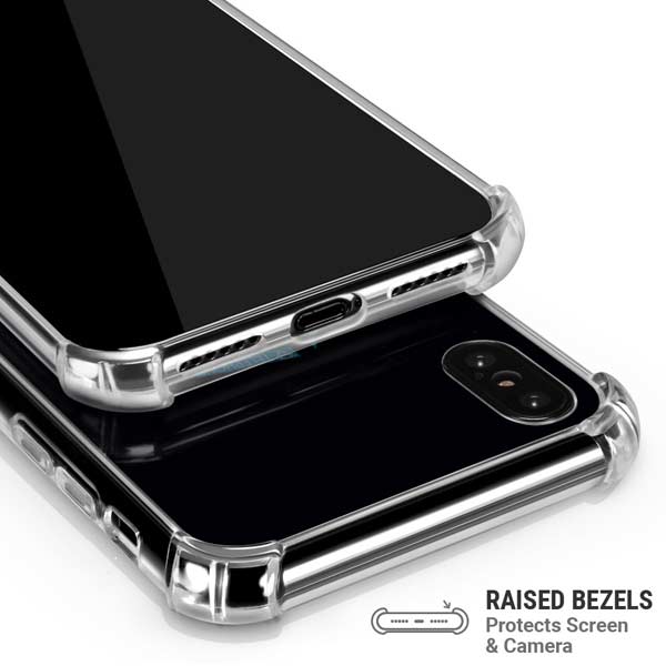 DC Comics Superman Phone booth iPhone X/XS Clear Case