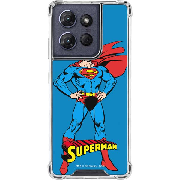 DC Comics Superman Classic Art Pose Moto G Power 5G (2025) Clear Case