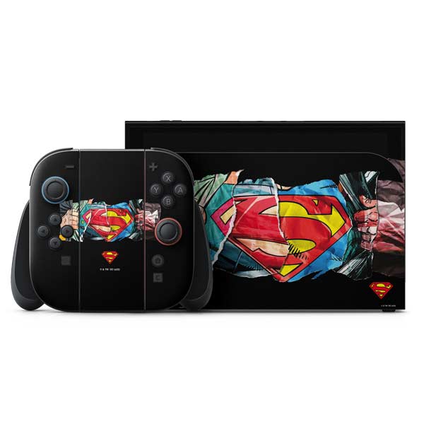 DC Comics Superman Shield Nintendo Skins