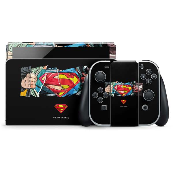 DC Comics Superman Shield Nintendo Skins