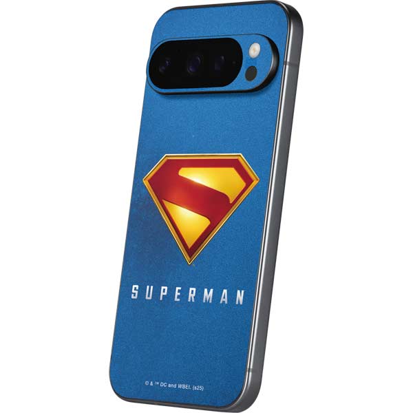 Superman 2025 Classic Superman Shield Emblem Google Pixel 10 Pro XL Skin
