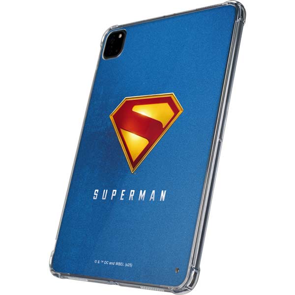 Superman 2025 Classic Superman Shield Emblem iPad Pro 11in (2024) Clear Case
