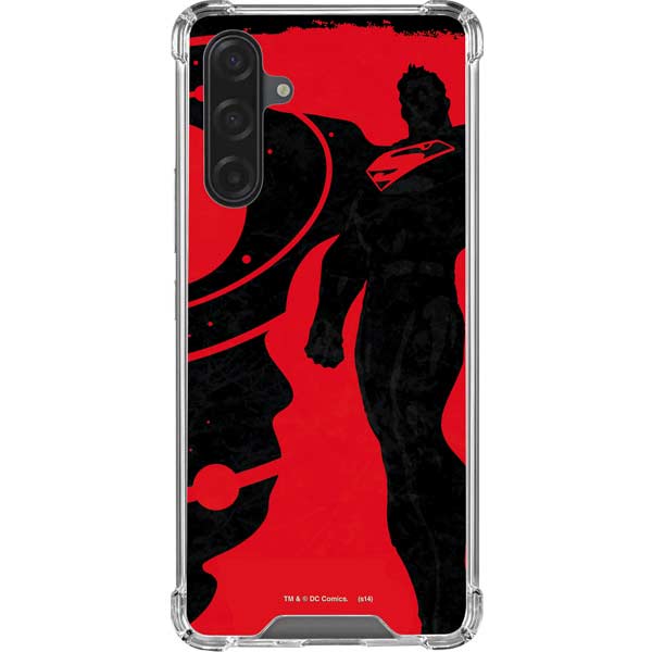 DC Comics Superman Silhouette Flying Galaxy Cases