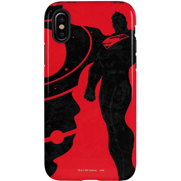 DC Comics Superman Silhouette Flying iPhone XS Pro Case