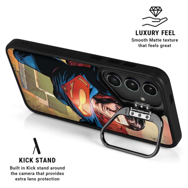 DC Comics Superman Flying Pose Action Comics #957 Art by Patch Zircher Galaxy S26 Ultra Kickstand Case