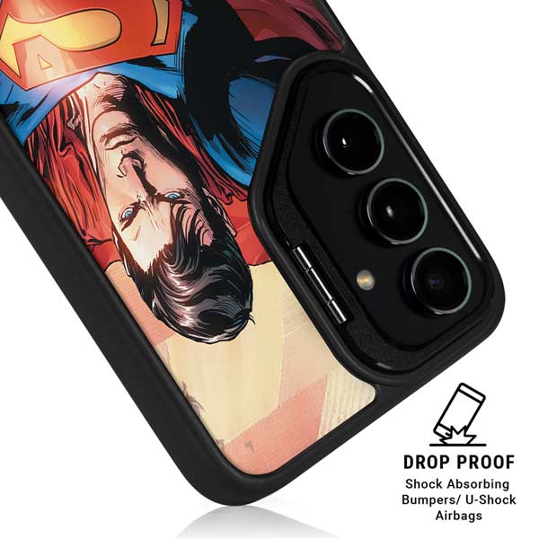 DC Comics Superman Flying Pose Action Comics #957 Art by Patch Zircher Galaxy S26 Ultra Kickstand Case